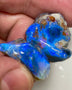 Bright & gorgeous Black opal rough to cut 36.00cts Bright Gorgeous Blues to explore 20x18x10 & 24x10x9 mm NSW051