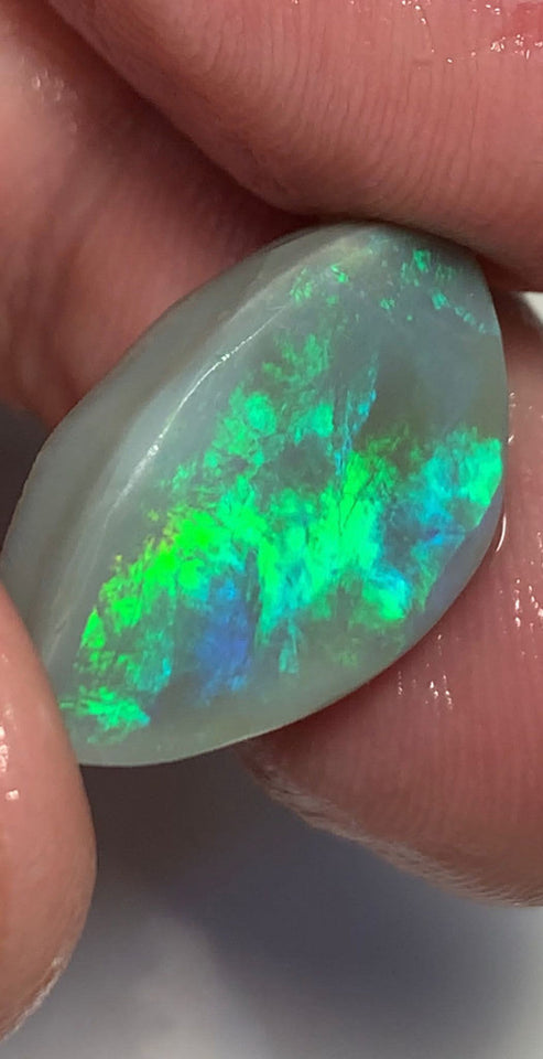 Lightning Ridge Opal Dark Base  Rough / Rub / Preform Gem Grade 11.5cts Big Clean amazing Bright Multi fires 21x13x5mm WSH38