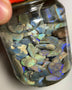 Lightning Ridge Rough Opal Parcel 475cts Beautiful Colourful Mixed rough lots colour/Multicolours & bars 17x15x3mm to 6x4x2mm 1012