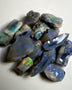 Lightning Ridge Rough Opal Parcel 108cts Cutters Select Black & Dark colourful material to cut 21x16x8mm to 10x8x7mm WAA76