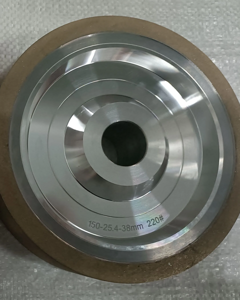 PULSAR DIAMOND® 220#Grit Fully Sintered Diamond Lapidary Cabbing grinding wheel. 10mm Thick Sintered rim Balanced Aluminum Hub 6"/150mm Diameter 1.5"/38mm Wide 1"/25.4mm Bore