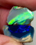 Gorgeous Black & Darks Lightning Ridge Rough / Rub Seam opal Miners Bench® 9cts Bright M Fires 16x8x7 & 12x9x4 mm NSA014