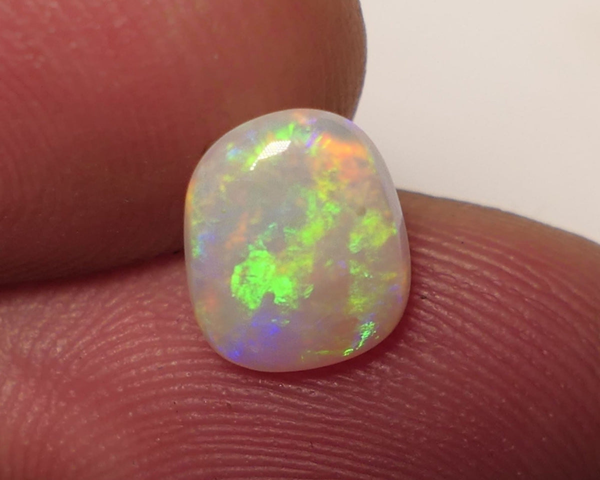 Lightning Ridge Light Opal Gemstone 0.7cts Gem Grade N8 Body Tone B2 Brightness Stunning Vibrant Multifires 8x6x2mm WAC58