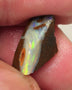 Queensland Boulder opal 7.5cts rough Gorgeous Winton Material Gorgeous Yellow dominant fires with flashes of oranges & blues 16x11x5mm 0439