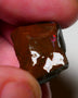 Queensland Boulder opal 45cts rough Gamble Winton  Red Flash showing :) : 20x15x15mm 0915