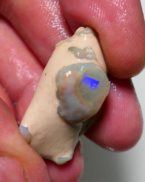 Lightning Ridge Rough Opal 38cts Crystal knobby opal formation showing some colours 30x20x15mm 1408