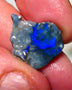 Lightning Ridge Opal Dark base Seam Rough 9.50cts Gorgeous Stunning Very Bright Royal Blue fires 21x19x7mm 1313