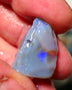 Lightning Ridge Rough Opal 23cts Seam showing some blues 24x16x12mm 1412