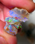 Lightning Ridge Rough Opal 12.50cts small Crystal Seam pieces showing nice Bright Multi colours 16x9x8mm 12x9x6mm A1534