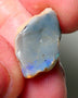 Lightning Ridge Rough Opal 7.70cts Untouched Dark Base Seam showing some some blues colours 18x12x9mm A1533