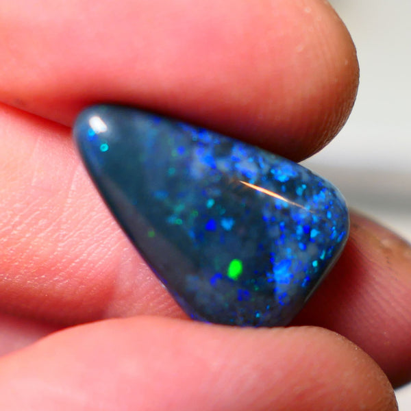 Dark Opal Gemstone Big sized gorgeous and very unique Ideal Pendant stone from Lightning Ridge