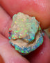 Lightning Ridge Rough Opal 10cts Untouched Knobby rough with Gemmy Gorgeous Multicolours to explore 18x14x11mm Auction NS070