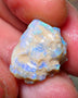 Lightning Ridge Rough Opal 12.25cts Crystal Base Gamble Knobby formation Light blue fires 17x15x9mm Auction NS065