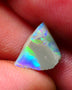 Lightning Ridge Rough / Rub Seam opal Miners Bench® 1.40cts Exotic Bright Yellow/Blue/Teal Fires 11x10x2mm AUCTION NS093