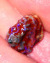 Lightning Ridge Rough Opal 4.50cts Dark Base Gamble Knobby formation Gorgeous blue fires 15x11x5mm NS192