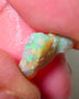 Lightning Ridge Rough Opal 2.20cts Crystal Base Seam Some Greens & Blues Bar to gamble 13x10x4mm NS189