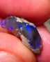 Lightning Ridge Rough Dark Crystal Knobby opal 5.40cts Gorgeous Bright Royal blues showing through out 17x11x6mm RL002