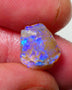 Lightning Ridge Rough Opal 4.00cts Crystal Base Gamble Knobby formation Gorgeous blue & Green fires 12x10x6mm NS305