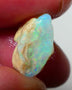 Lightning Ridge Rough Opal 7.50cts Crystal Seam rough with Gorgeous Multicolours to explore 16x9x8mm NS302