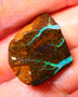 Queensland Boulder / Matrix opal 25cts rough Winton Bright Green Blue fires showing to cut 16x15x11mm ALP008