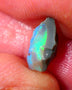 Lightning Ridge Little Bright Vibrant Vivid Seam Gem to cut 1.60cts Electric Blues/Greens 10x6x5mm NS357