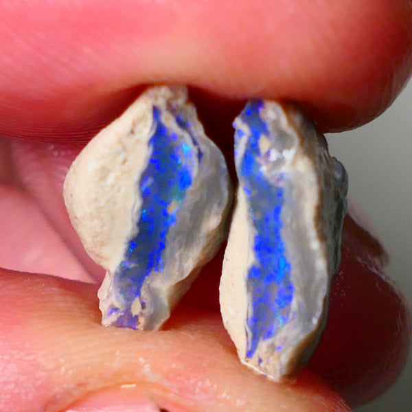 Lightning Ridge Gamble Knobby opal rough showing nice bright colours 8.50cts 15x10x9mm to 15x105mm ALP113