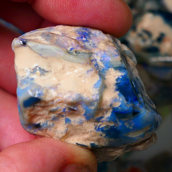 Lightning Ridge Gamble Monster sized 190cts Knobby opal rough showing some colours 37x33x30mm ALP127