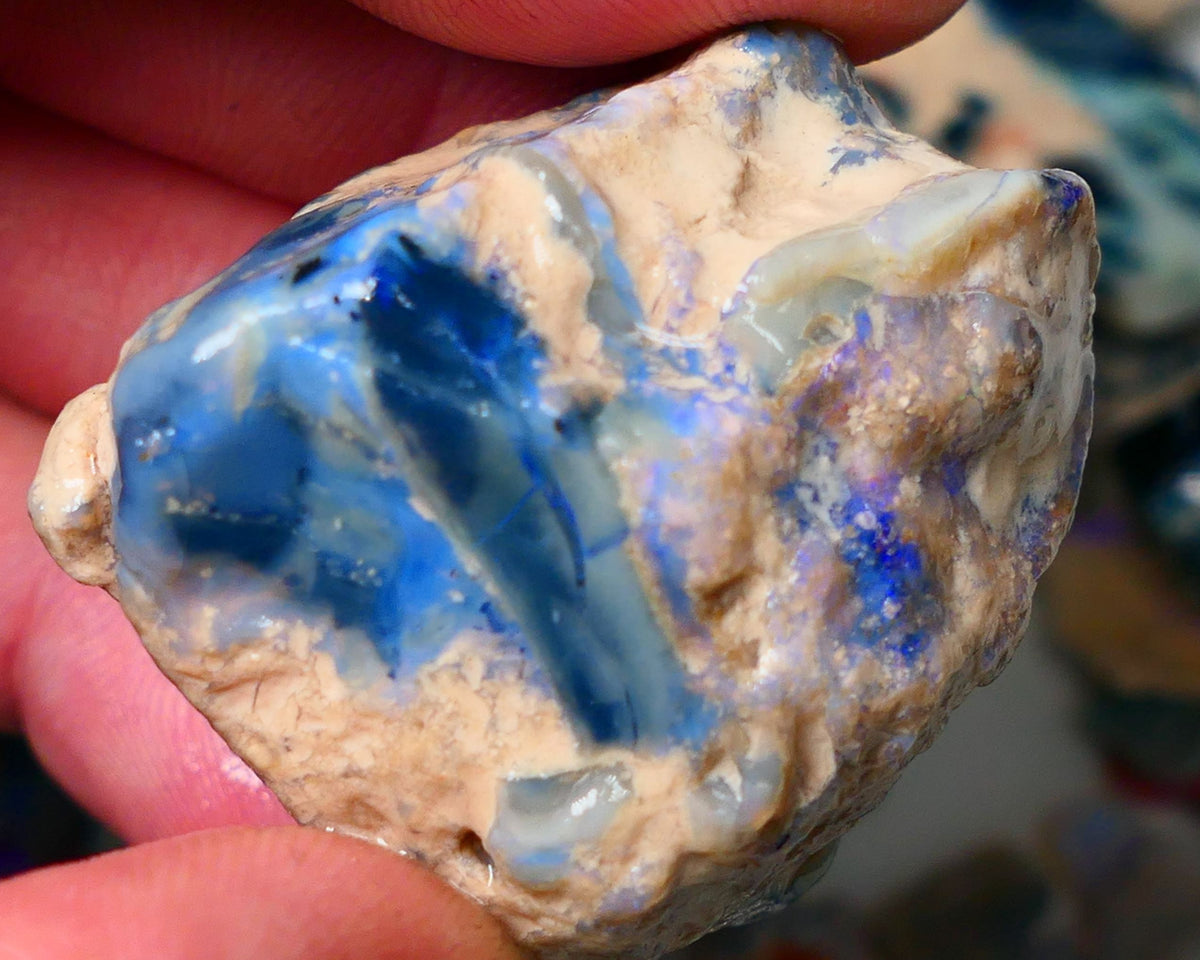 Lightning Ridge Gamble Monster sized 190cts Knobby opal rough showing some colours 37x33x30mm ALP127