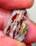 Lightning Ridge knobby opal formation rough 10.00cts showing Bright and Vibrant Orange fires Gamble or collect 19x13x8mm Auction42