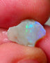 Lightning Ridge small Bright Seam opal rough 1.50cts Nice Greens and Blues to cut a small Gem 12x9x2mm Auction94