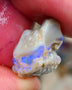 Lightning Ridge Rough Opal 14.00cts Bright Blues showing on Grey base Sold as gamble 20x16x11mm Auction169