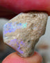 Mintabie Dark base seam opal rough 8.75cts Showing Bright blues throughout 21x18x5mm Auction194