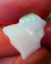 Gorgeous Mintabie Light base Seam opal 6.85cts Lovely Bright Multicolours to cut & explore 17x15x5mm Auction210