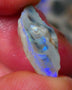 Lightning Ridge Dark Base Clipped knobby rough 8.10cts 18x13x8mm Bright Blue fires sold as gamble 1x13x8mm GMB-057