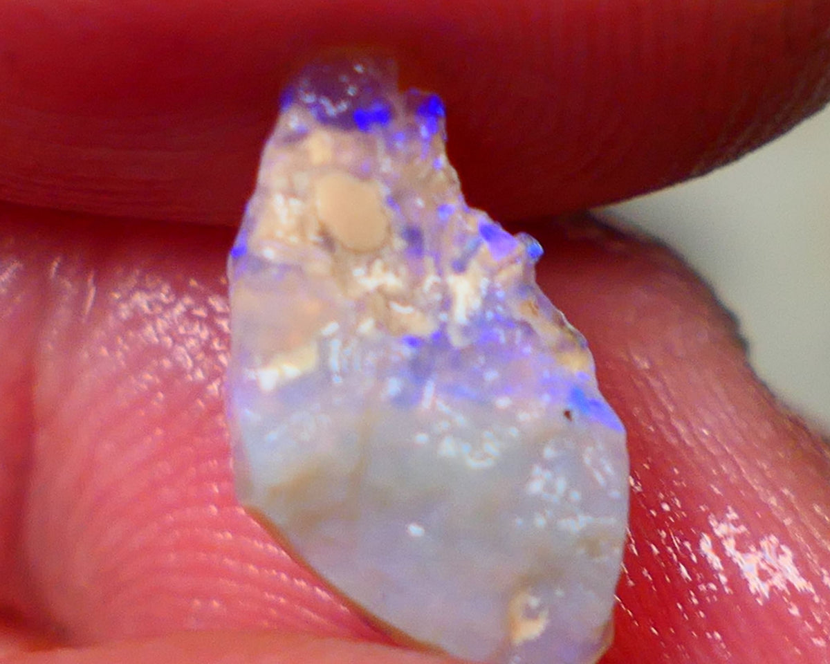 Lightning Ridge Crystal knobby opal formation rough 1.75cts Small But Packing Bright Vibrant blues 14x8x4mm GMB-047