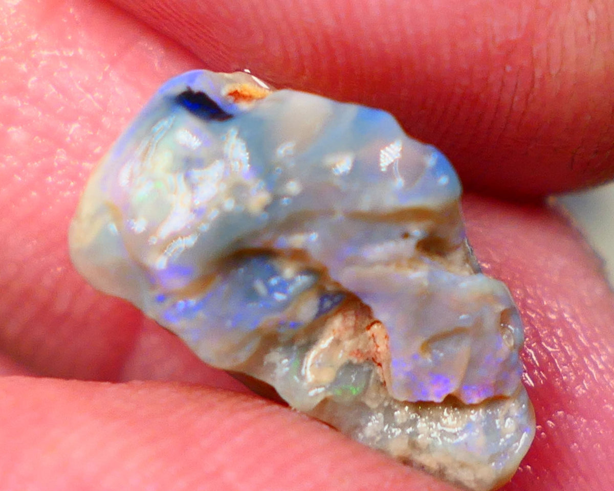 Lightning Ridge Seam opal formation 5.10cts Interesting specimen with colours sold as gamble 17x9x6mm  GMB-040