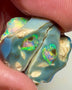 Wow Super exotic looking Knobby opal split rough/rub pair 17.50cts Stunning Pinks throughout these amazing multifires  20x11x11 & 20x14x8mm NSW054