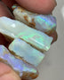 Lightning Ridge Rough Opal Thick Seams Stack cutters 80cts Select Material Lots Bright Multifires in nice thick bars 25x20x7mm to 20x15x6mm WST69