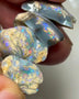 Knobby Rough opal from Lightning Ridge Australia 23cts total weight size range of 14x12x6 to 13x9x8 mm Nice fires OH1849