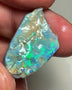 Lightning Ridge Rough Seam 11.50cts Gorgeous Blues & greens with flashes of yellows on dark base 25.000 x 17.000 x 4.000 mm NEW18