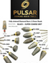 PULSAR DIAMOND® 1 x Fully Sintered Diamond Burr 2.35mm Shank size Choice of shape for grinding Opal & Gemstones, Glass, Stone, Metal Lapidary Polishing Fits Dremel Foredom & Pulsar tools