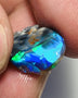 Australian Opal Semi Black Crystal Rub 4cts Extremely Saturated Vibrant Rough / Rub Super Vivid bright fires gorgeous play of colour WSC358