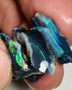 Australian Rough Opal Black Seam Stack 23cts  Exotic Gorgeous Bright Lovely FIRES in nice bars to cut 17x10x6mm to 20x6x3mm WSP59